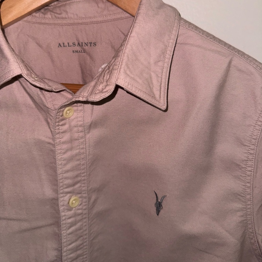 All saints peach short sleeve small